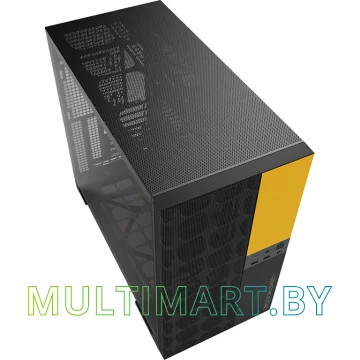 Корпус Geometric Future Model 5 Vent (черный/желтый) картинка 4